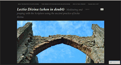 Desktop Screenshot of lectiodivinatodd.com